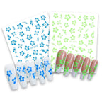 3D Y2K Hibiscus Floral Nail Stickers