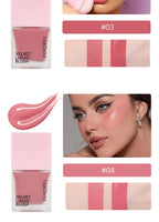 4-Color Liquid Blush – Long-Lasting, Blend able Vegan Cheek Tint