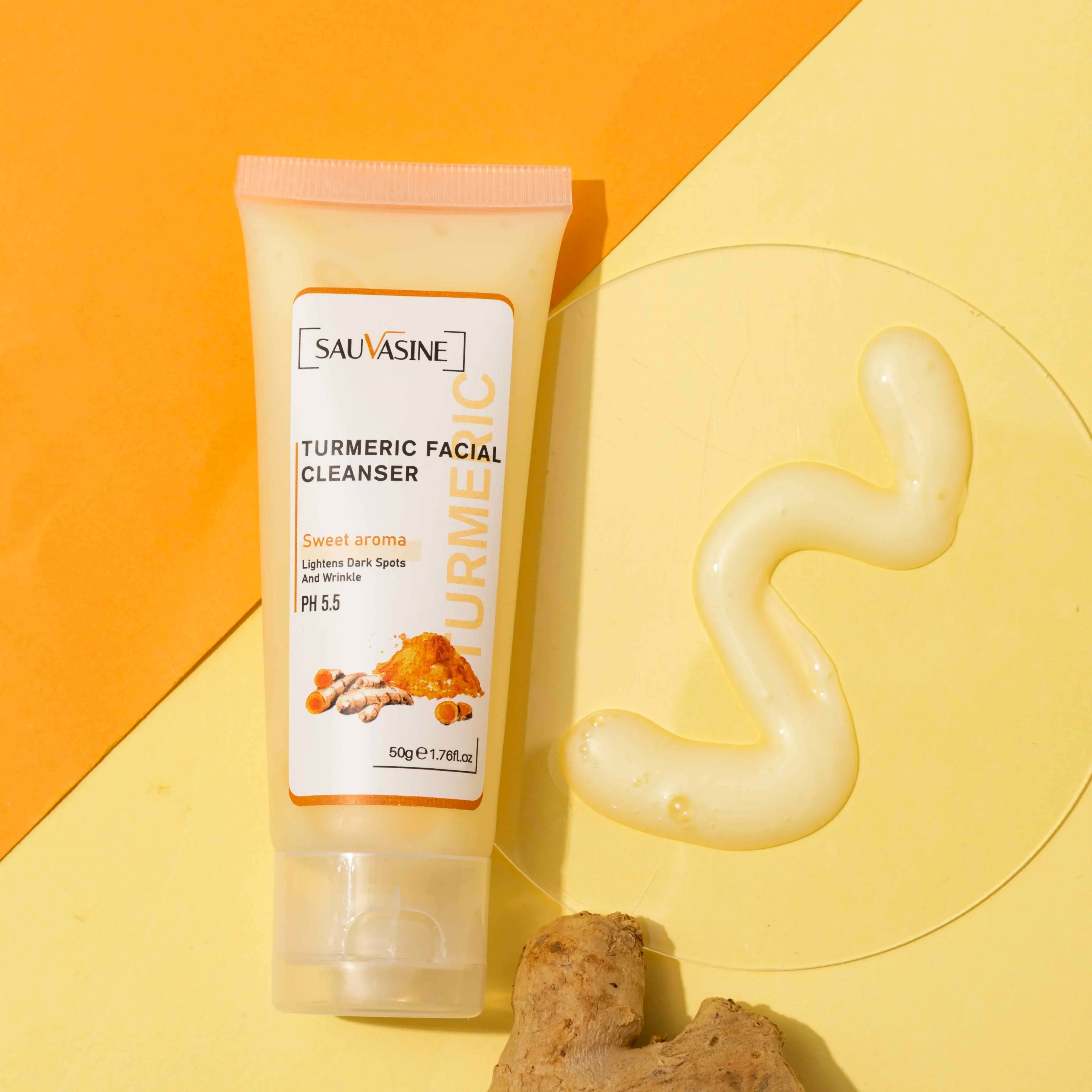 Turmeric Brightening Cleanser – Deep Clean, Acne & Dark Spot Care
