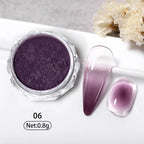 10g Gradient Pearl Nail Powder – Metallic Aurora Effect Glitter Dust for UV Gel Nail Art Decorations