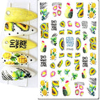 3D Floral & Butterfly Nail Art Stickers Decals