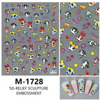 Kawaii Powerpuff Girls Nail Stickers – Cartoon Anime Nail Decals