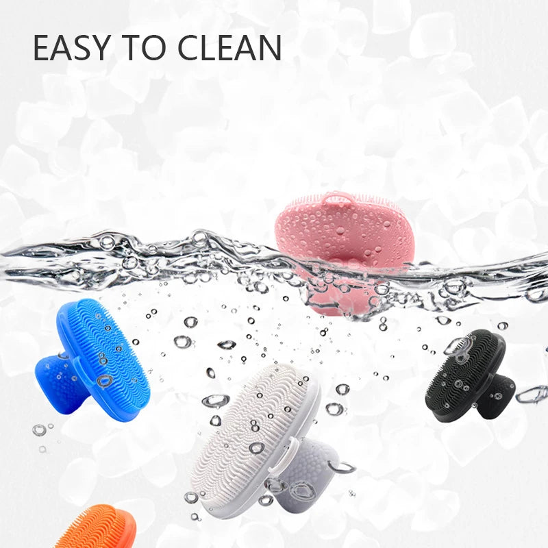 Silicone Face Cleansing Brush Pad – Exfoliating Blackhead Remover & Deep Facial Cleaner, Baby Bath Massager Tool