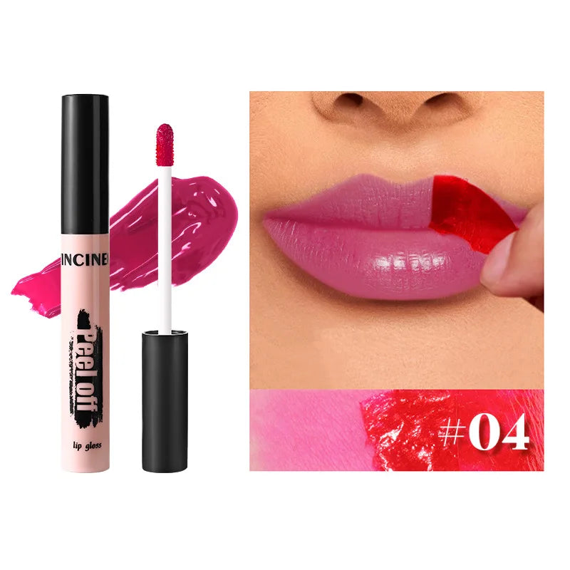 Peel-Off Matte Lip Tint – Long-Lasting Waterproof Lip Stain & Gloss