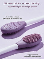 Double Head Silicone Mask & Cleansing Brush – Face Wash Massager and Mud Mask Scraper Tool for Skincare Routine