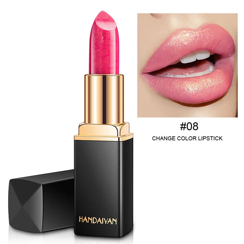 Handaiyan 9-Color Matte & Glitter Velvet Lipstick – Long-Lasting, Waterproof