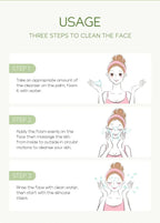 Vitamin C Facial Cleanser – Deep Cleansing, Moisturizing, Blackhead Removal Skincare Foam