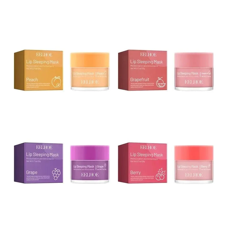 Moisturizing Sleeping Lip Mask – Night Lip Care, Anti-Cracking Lip Oil, Cute Multi-Color Lip Treatment Cosmetics