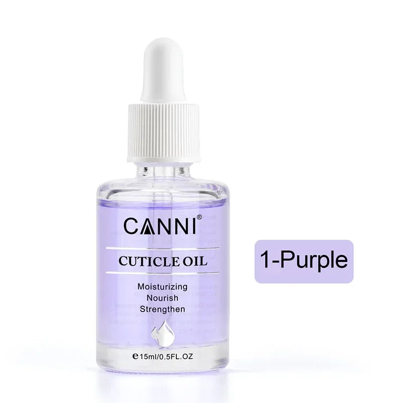 15ml Cuticle Oil Softener – 6 Flavors Natural Nail Nourish & Moisturize Care for Manicure