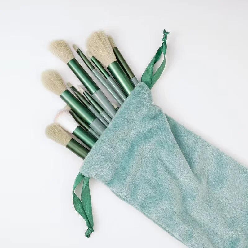 13-Piece Ultra Soft Makeup Brush Set – Face & Eye Tools