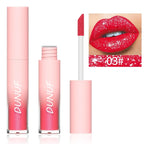 Diamond Glitter Liquid Lip Gloss – Long-Lasting, Waterproof, Non-Stick, Metallic Shine