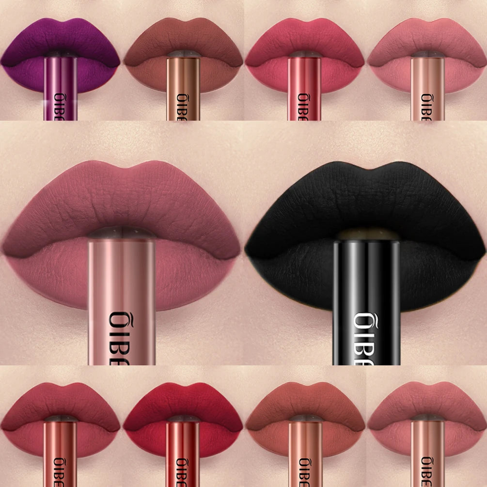 24 Colors Matte Liquid Lipstick Set – Long-Lasting, Waterproof, Non-Stick Velvet Lip Gloss