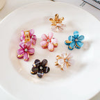 Super Fairy Floral Hair Clips – 12PCS Mini Rose & Tulip Metal Hair Accessories for Women & Girls