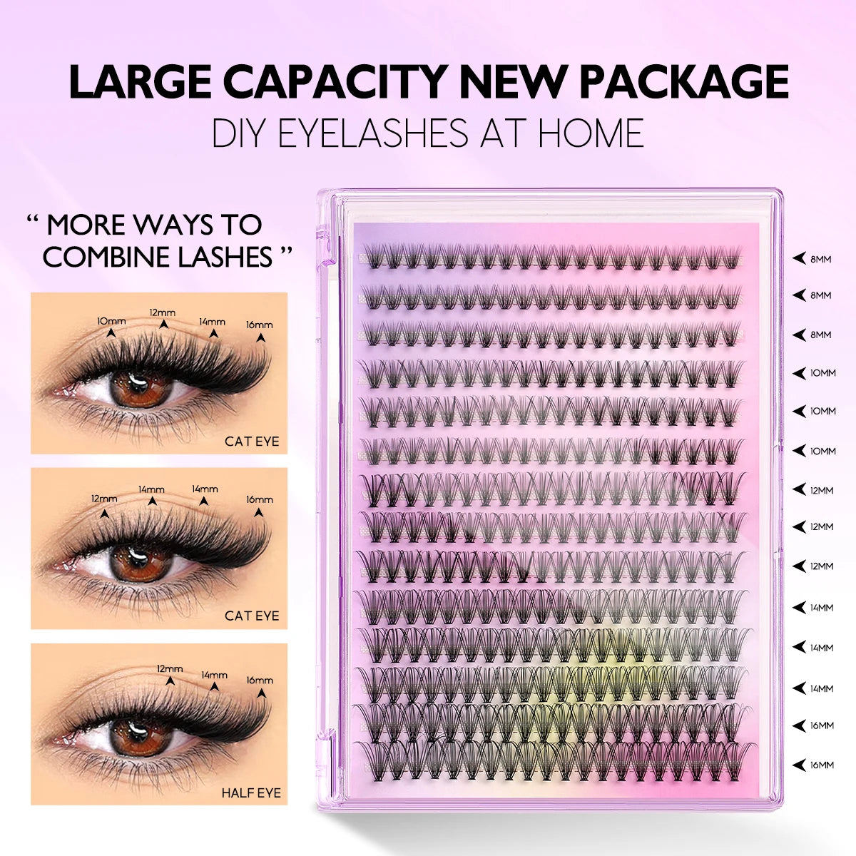 DIY Lash Clusters Kit with Bond, Seal & Remover