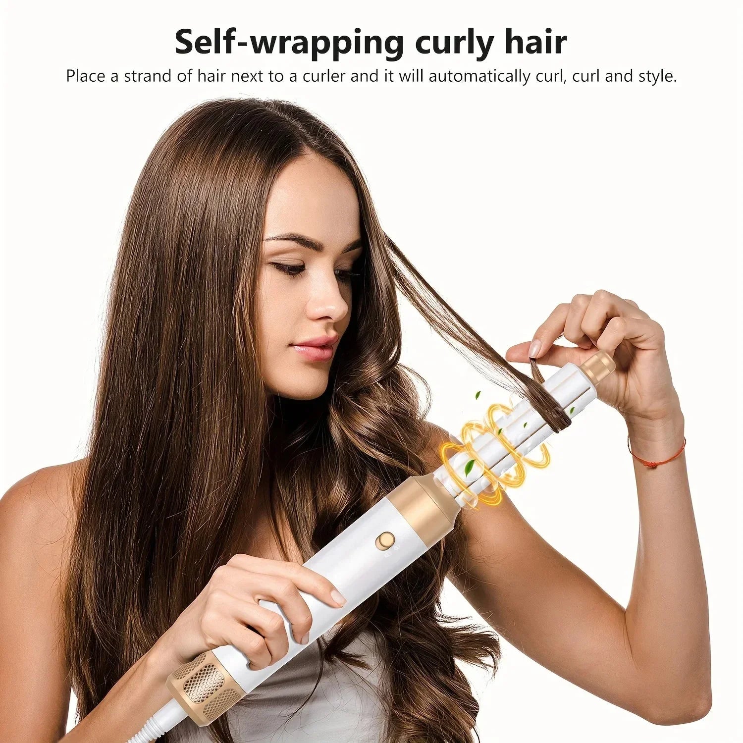Tinsol 7-in-1 Brushless High-Speed Hair Dryer – Ionic Blow Dryer with Diffuser, Styling Comb & Hair Curler