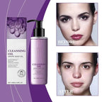 Non-Greasy Grape Facial Cleansing Oil – Moisturizing, Mild Makeup Remover