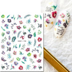 3D Floral & Butterfly Nail Art Stickers