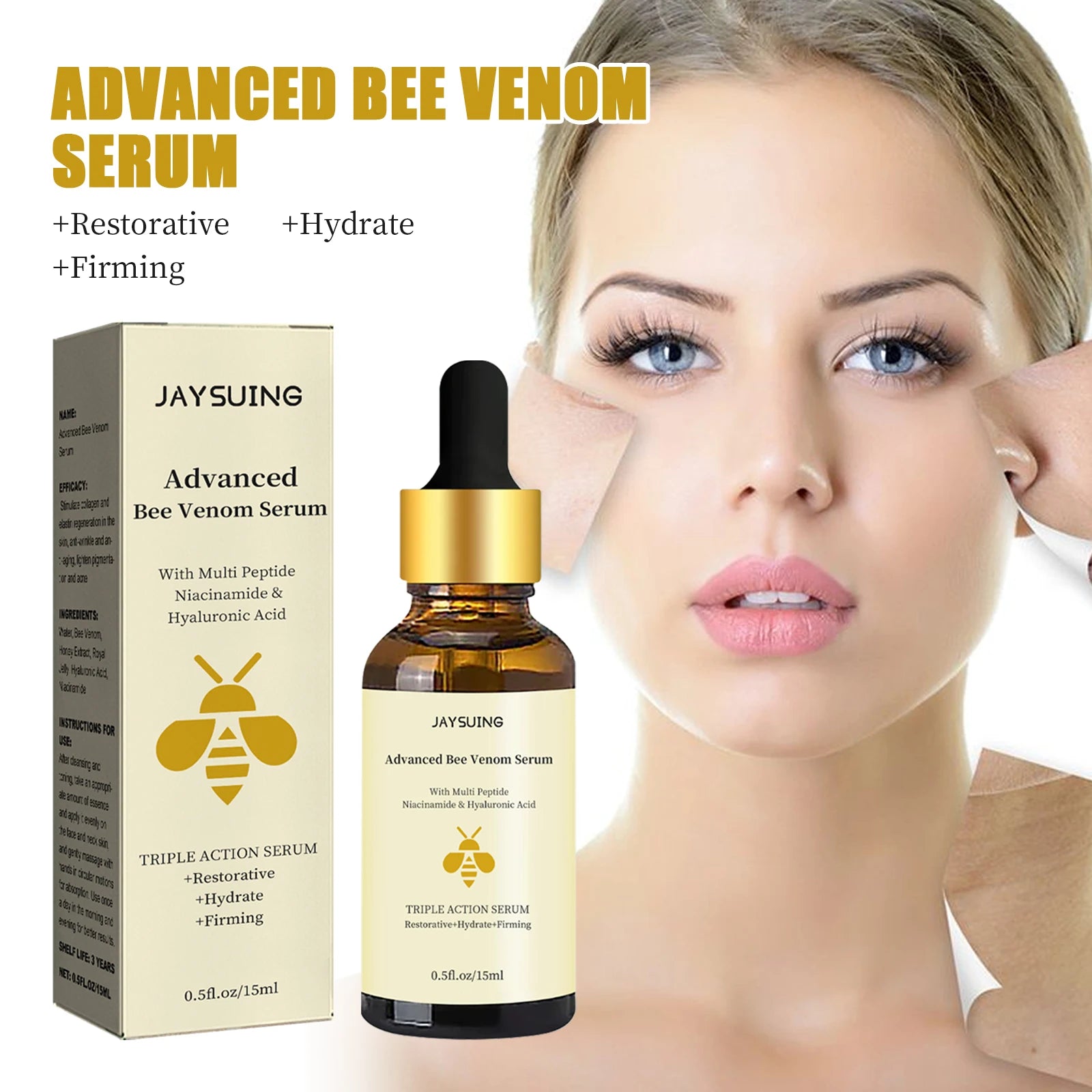 Advanced Bee Venom Serum – Firming, Brightening & Anti-Aging Facial Essence