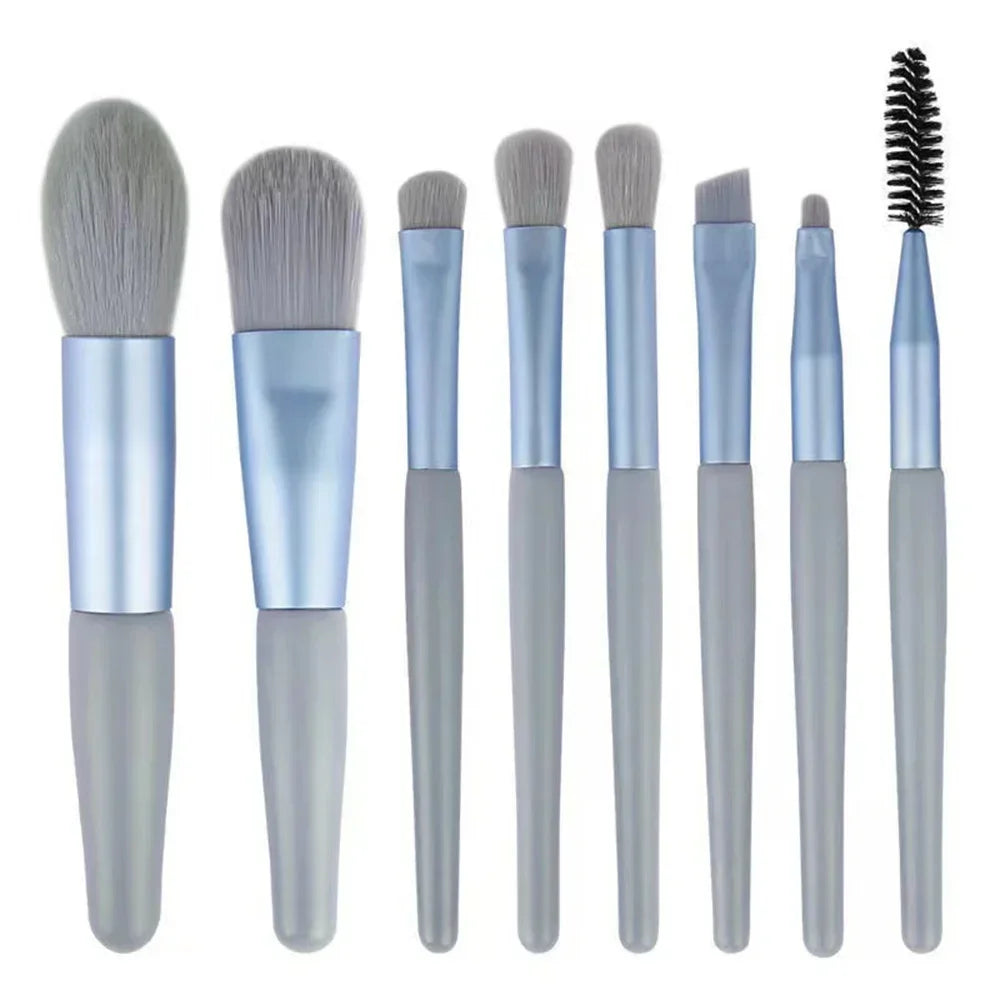 Morandi 8-Piece Makeup Brush Set – Face & Eye Essentials