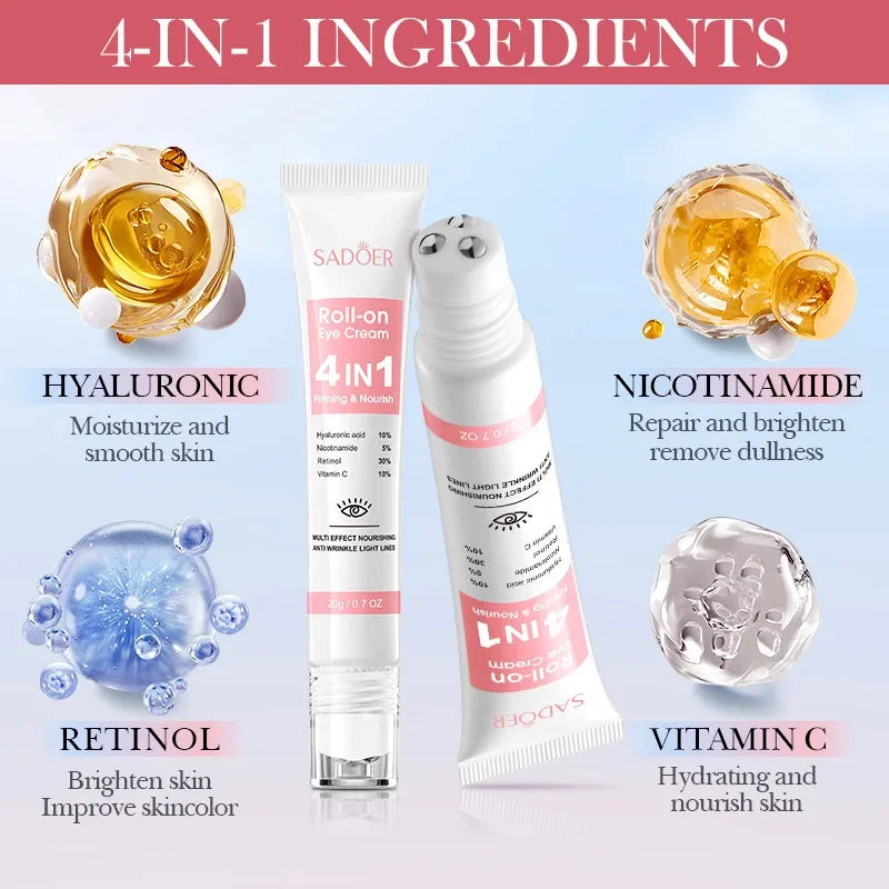 Instant Eye Lift Cream – Collagen Anti-Wrinkle & Dark Circle Remover