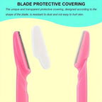 30pcs Eyebrow Razors for Women – Multipurpose Facial Razors & Dermaplaning Tools with Precision Safety Covers