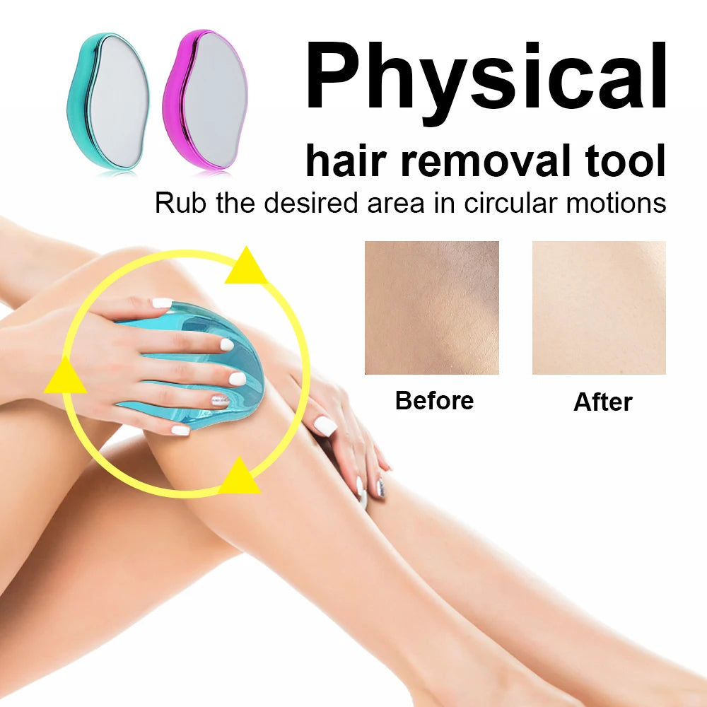 Crystal Hair Eraser – Reusable Physical Epilator for Smooth & Easy Hair Removal