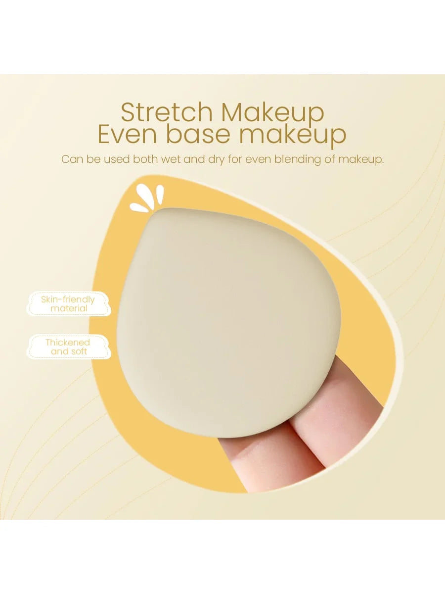 16PCS Pink Makeup Sponge & Puff Set for Cream, Powder, and Concealer – Soft Beauty Blender Makeup Tool Kit