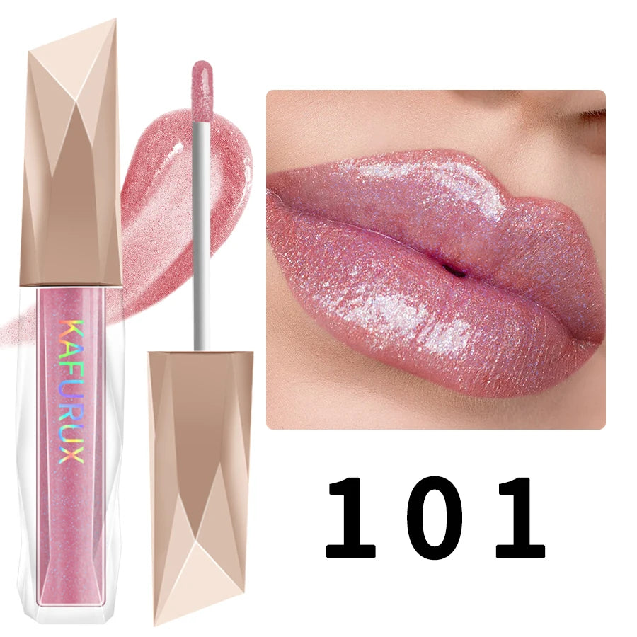Shimmer Lip Gloss – Moisturizing, Long-Lasting, Plumping Effect