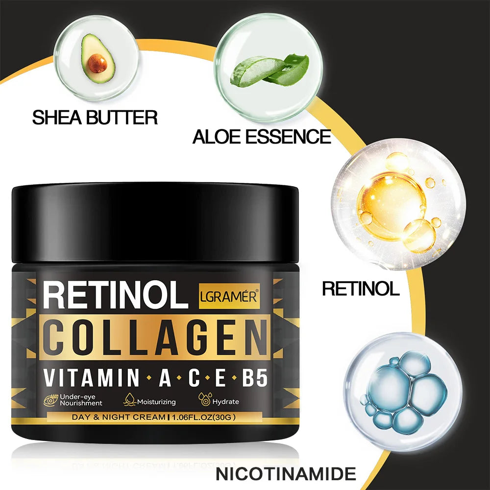 Men’s Retinol Collagen Face Cream – Firming & Hydrating Skincare