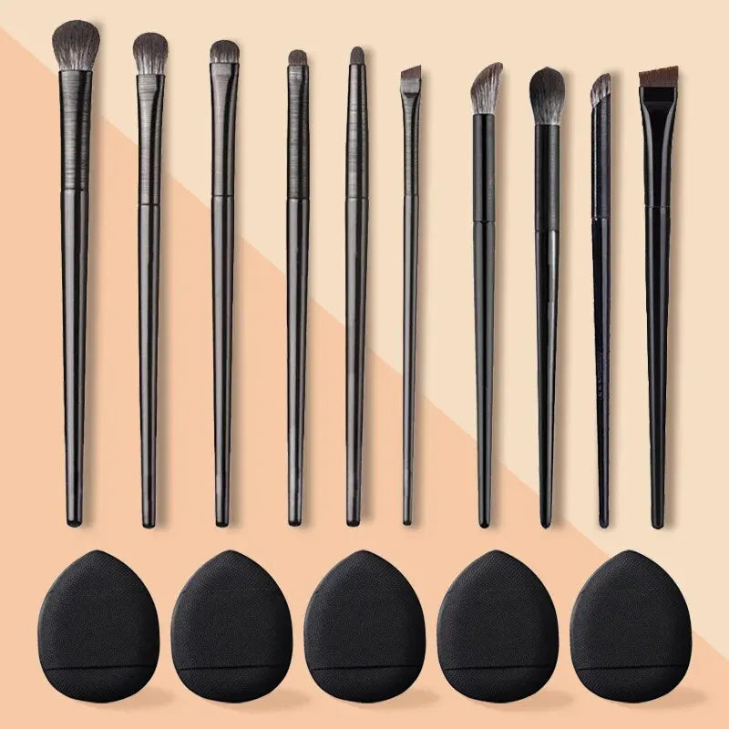 10-Piece Soft Bristle Eye Brush Set – Precision Eyeshadow & Detail Brushes