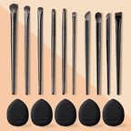 10-Piece Soft Bristle Eye Brush Set – Precision Eyeshadow & Detail Brushes