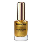 Gold Mirror Nail Polish – Quick Dry Metallic Lacquer
