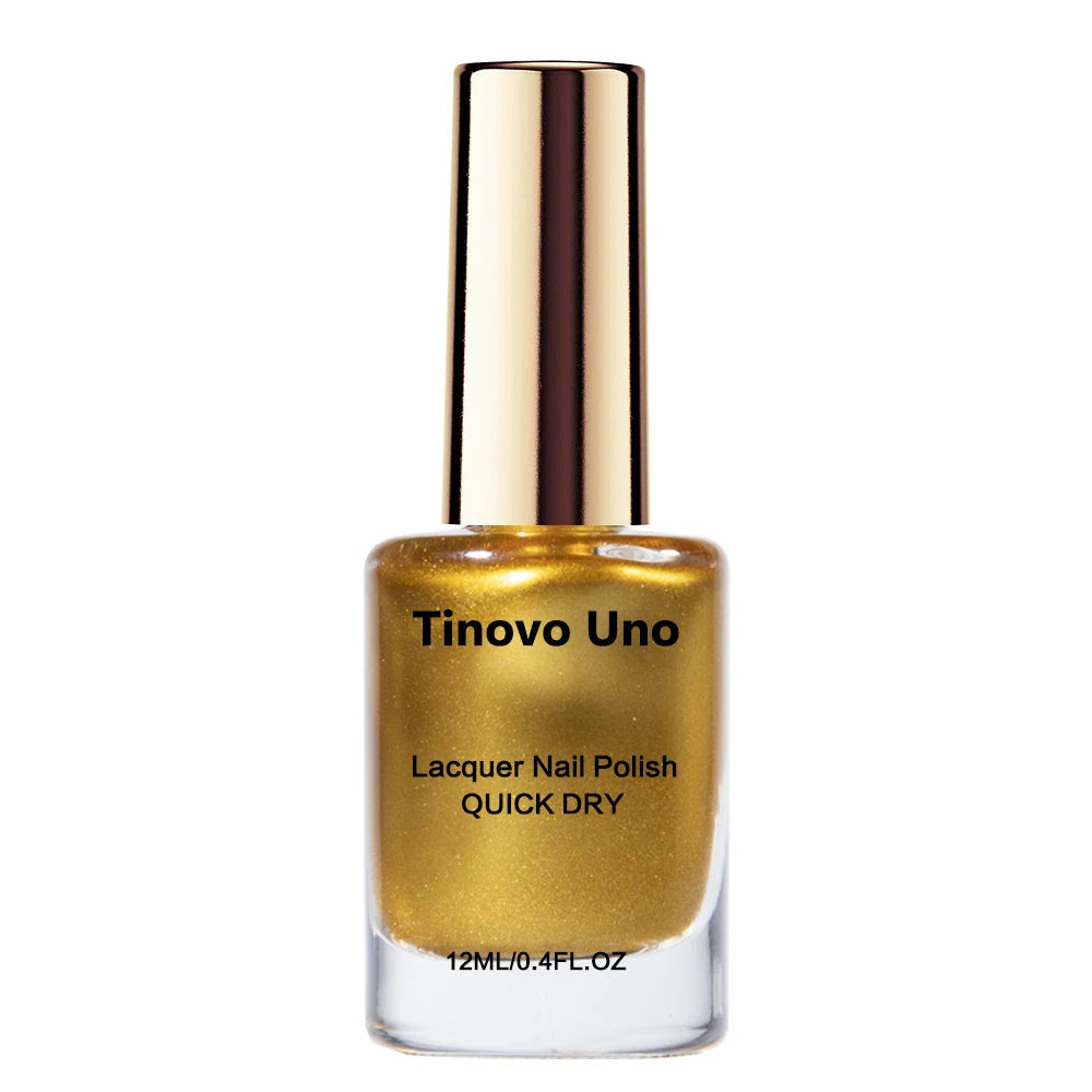 Gold Mirror Nail Polish – Quick Dry Metallic Lacquer