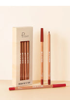 12pcs Waterproof Nude Lip Liner Set – Long-Lasting, Moisturizing Pencils