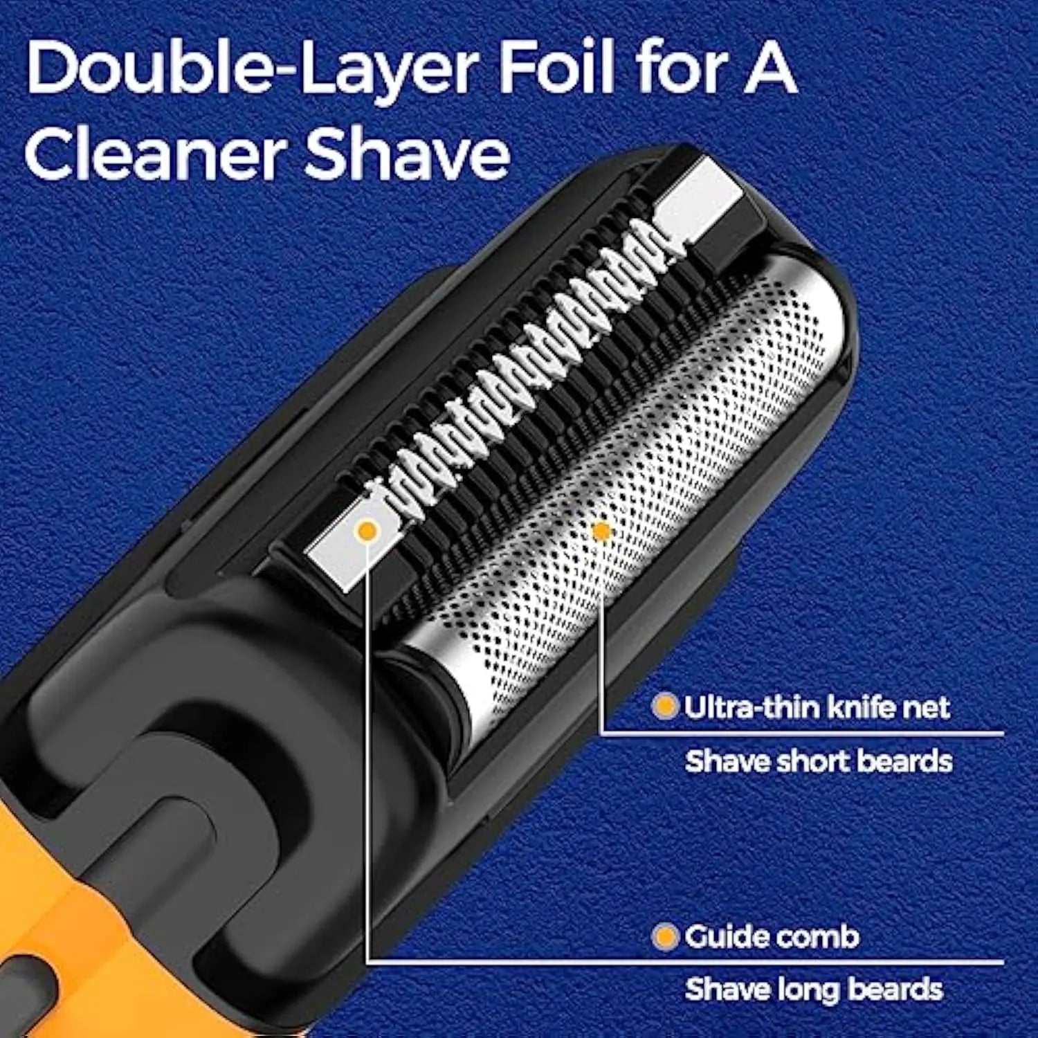 Cordless Foil Shaver for Men – Rechargeable Electric Razor for a Clean, Smooth Face Shave