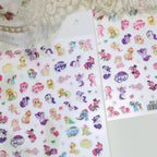 My Little Pony Nail Stickers – Anime Unicorn DIY Nail Decals