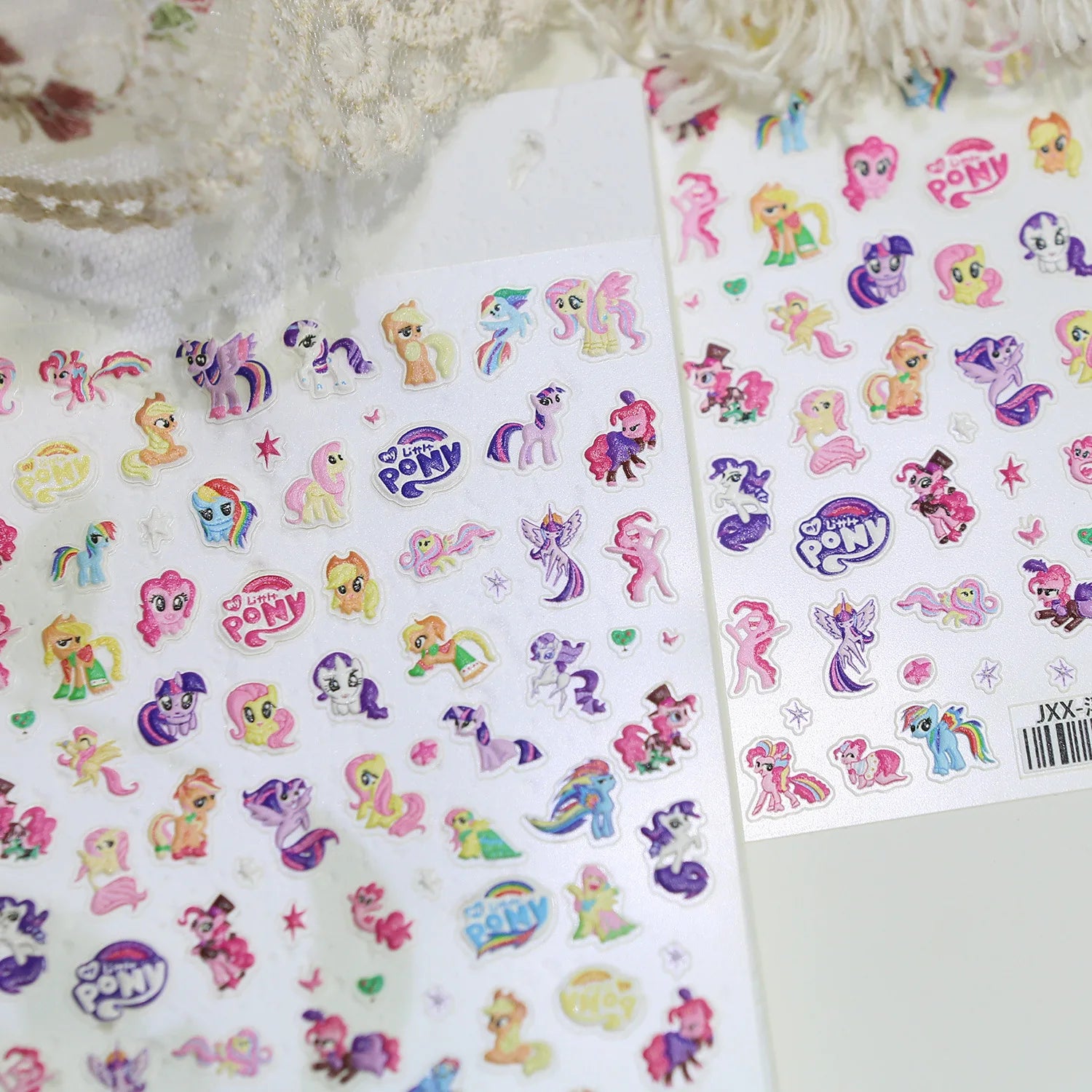 My Little Pony Nail Stickers – Anime Unicorn DIY Nail Decals