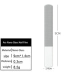 Nano Glass Nail File – Professional Washable Polishing Tool for Shiny, Smooth Nails