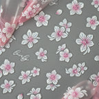 5D Spring Flower Nail Stickers – Embossed Floral Manicure Decals