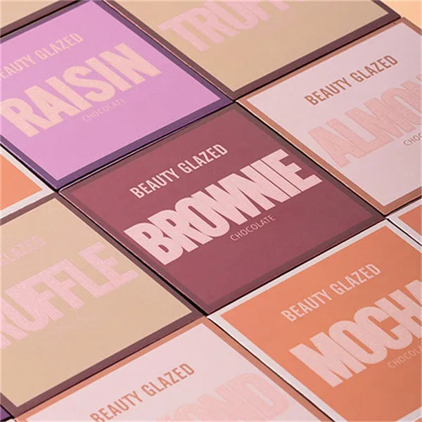 Beauty Glazed 9-Color Eyeshadow Palette – Matte & Shimmer, Long-Lasting Waterproof