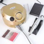 35000 RPM Professional Electric Nail Drill Kit – Portable Manicure & Pedicure Machine with Drill Bits & Nail Files