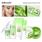 Aloe Vera Skin Care Set – Cleanser, Toner, Serum & Lip Balm (6 pcs) | Deep Hydration & Smooth Skin