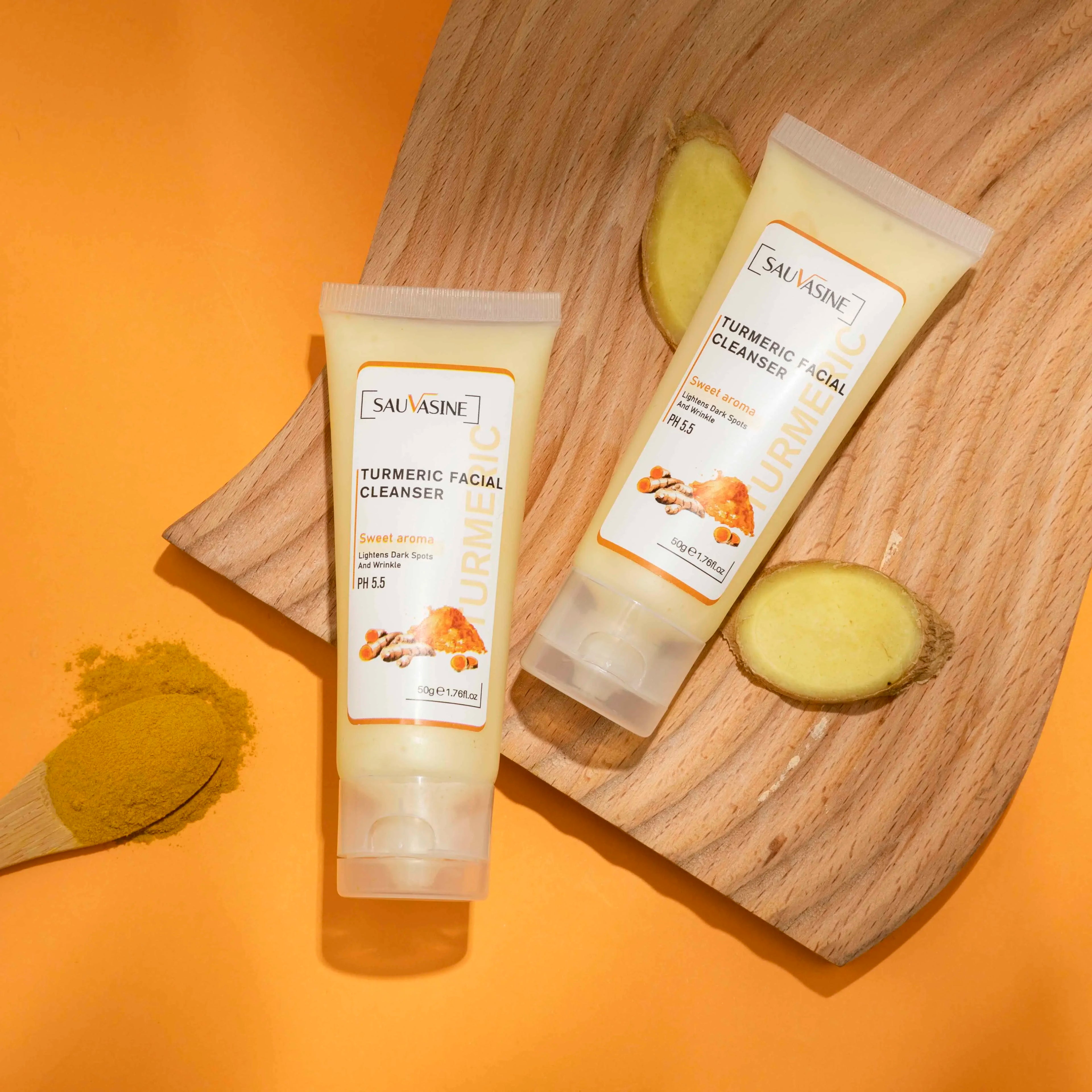 Turmeric Brightening Cleanser – Deep Clean, Acne & Dark Spot Care
