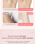 Double-Head Electric Epilator – Rechargeable Painless Hair Remover for Women