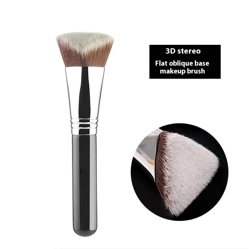 Luxury Pro Kabuki Foundation Brush – Premium Vegan, Multi-Shape