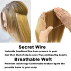 Fish Line Hair Extensions – Straight & Curly, 40/50/60cm, Daily Wear
