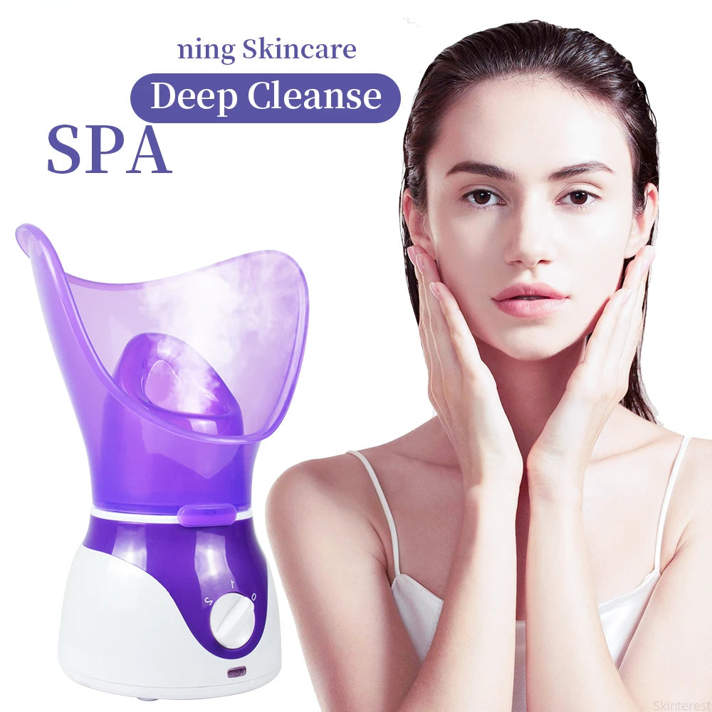 Nano Facial Steamer with Aromatherapy – Hot Mist Hydration & Pore Cleansing Spray Machine for Home Spa