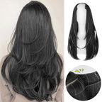 22" Synthetic Layered Hair Wig – Top Head Volume Extension