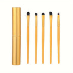5-Piece Soft Eye & Blush Makeup Brush Set