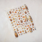 Sunflower & Autumn Harvest Nail Art Stickers